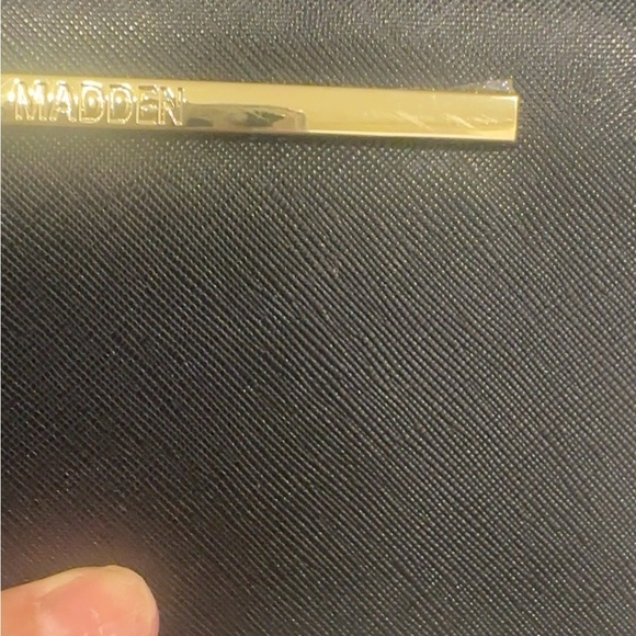 Steve Madden Black Wristlet Wallet with Gold Accent - Picture 5 of 5